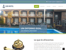 Tablet Screenshot of donhotel.es